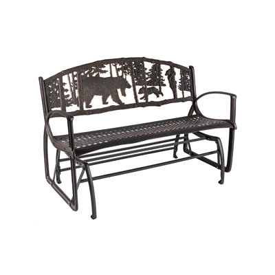Angileh Bear Glider Bench by Loon Peak
