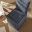 Ensemble de 2 chaises de salle à manger en mélange de coton et lin Aster-129908589-129908591-129908593