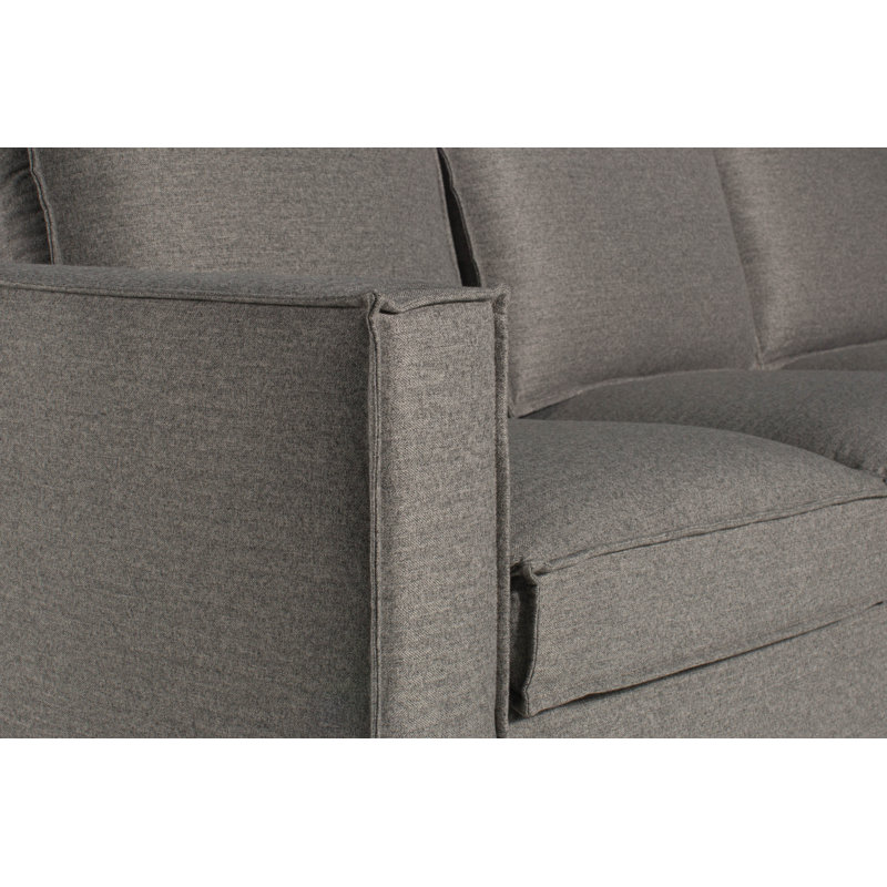 Canapé modulaire réversible Harlowton, Mastic