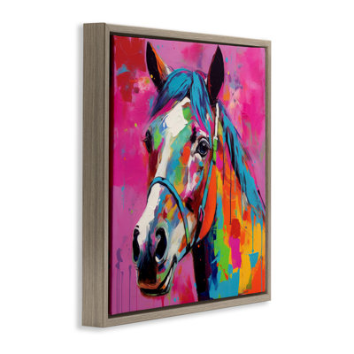 Art moderne sur toile cheval moderne par Irena Orlov