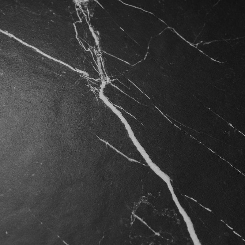 Regalia 24x48 in. Nero Black Matte Porcelain Marble-look Vein Large Wall and Floor Tile (15.5 sq ft/case, 2-Pack), Nero Black