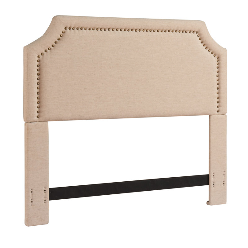 Tête de lit tapissier Aiiden, Double / Grand, Lin kaki