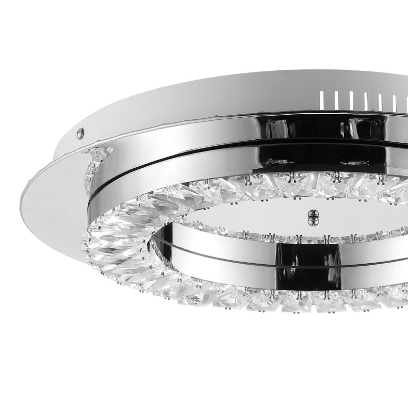 Markham LED Flush Mount, 2.75" H x 18" W x 18" D