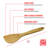 Joyce Chen Burnished Bamboo Wok Spatula, 13-inch