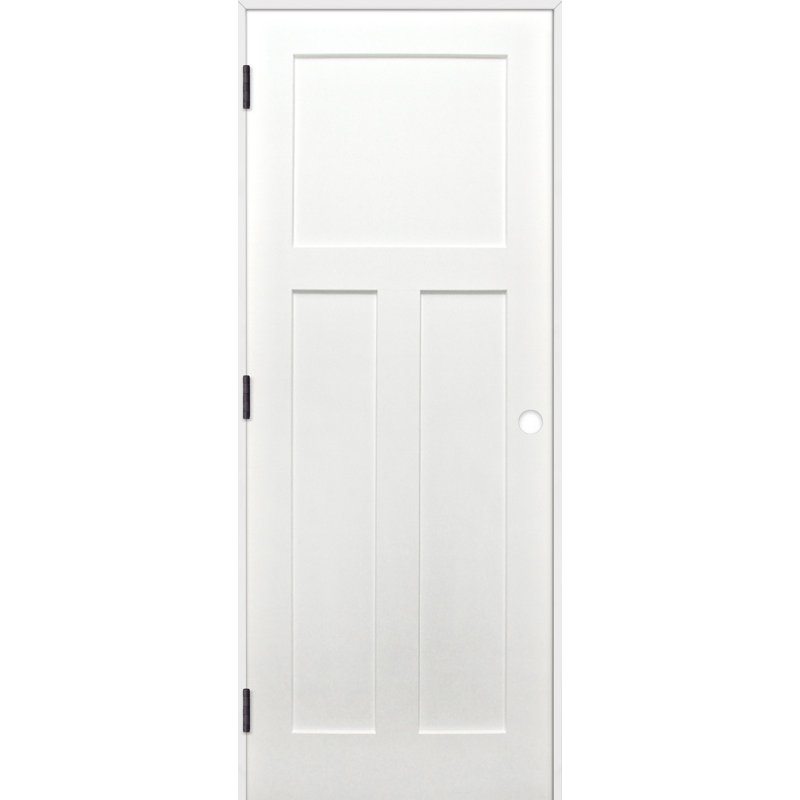 Porte standard en bois massif à panneaux Shaker, 36 po x 80 po