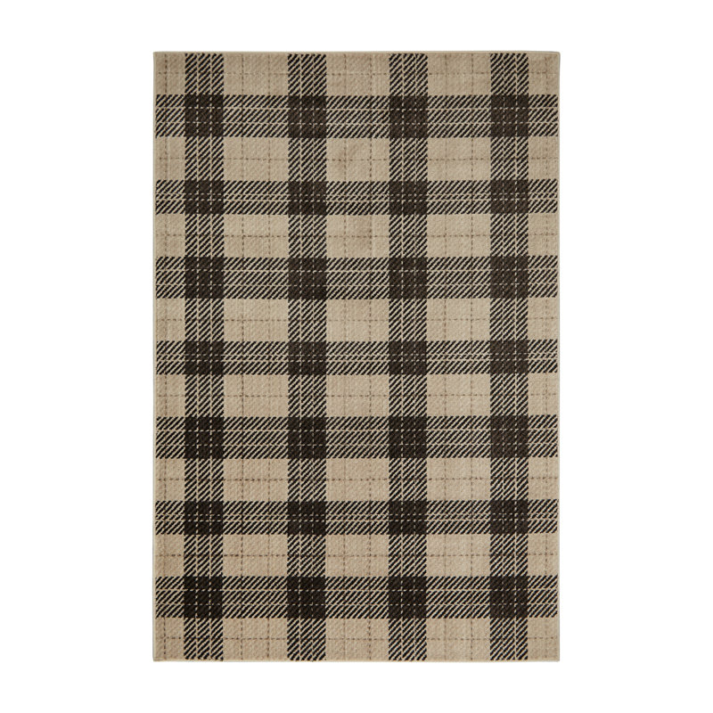 Tapis gris anthracite Yadkinville, Rectangle 5 pi 3 po x 7 pi 6 po