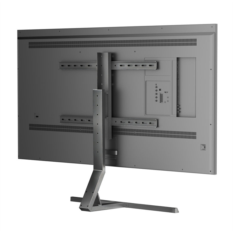 Meuble télé de table 40-75 po, piédestal réglable en hauteur avec pivotement à 45 °