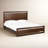 Rosy Solid Wood Platform Bed-94192610
