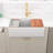 30'' L x 20'' W Ceramic Farmhouse Workstation Kitchen Sink with Sink Grid, Cutting Board, Colander, Strainer and Roll-up Rack