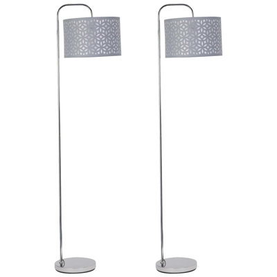 Shatzer 20cm Arched Floor Lamp Set