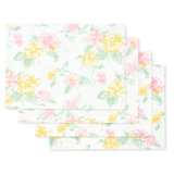 Martha Stewart Amber Floral Placemat Set