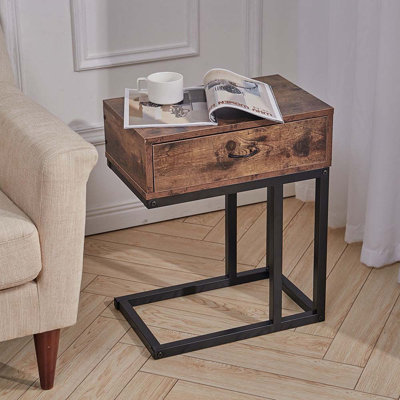 Tanner Floor Shelf End Table