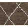 Wool Geometric Area Rug in Brown