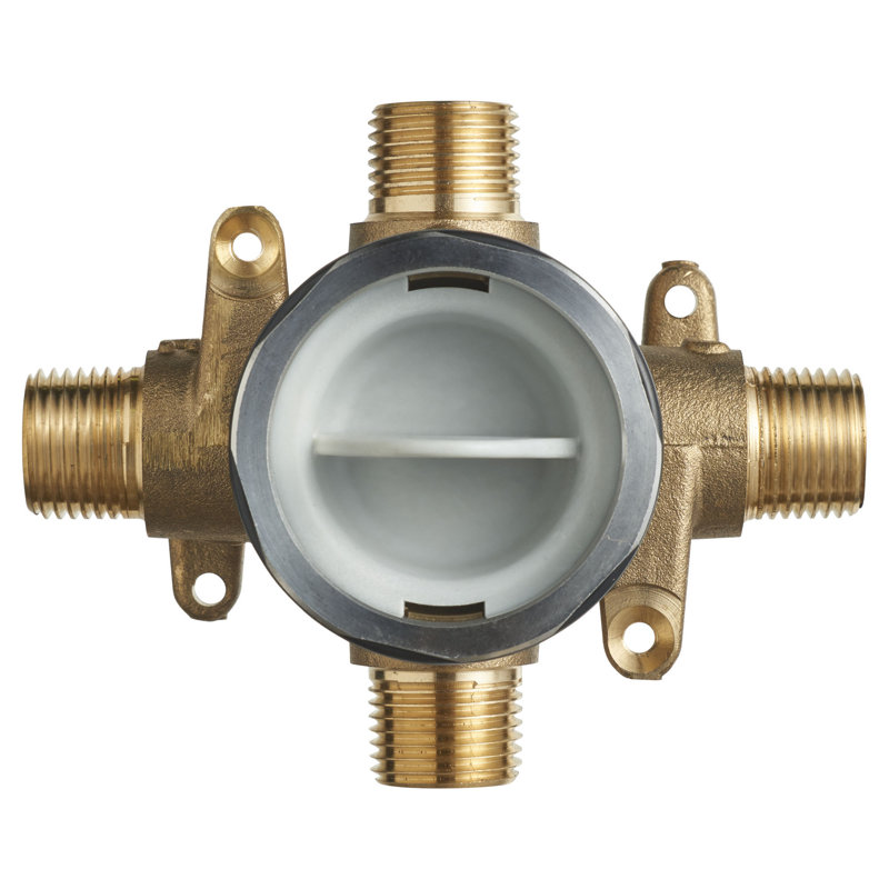 American Standard Brass Shower Rough-In Valve with Universal Inlets/Outlets