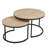 31.5"W Round Nesting Table set of 2