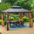 12 Ft. W X 10 Ft. D Aluminum Patio Gazebo