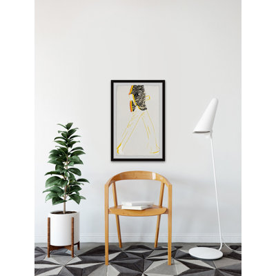 Brisk Walking by Parvez Taj - Single Picture Frame Painting