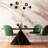 Industrial Chandelier Light Fixture, Black Iron Body, 40W Max, 20.1 x 13.8 x 20.9 inches | 6 x E27 Sockets, 15 cm Cap Diameter | Elegant Plain Design, Perfect for Dining Room & Living Spaces, IP20 Rated-1334014927