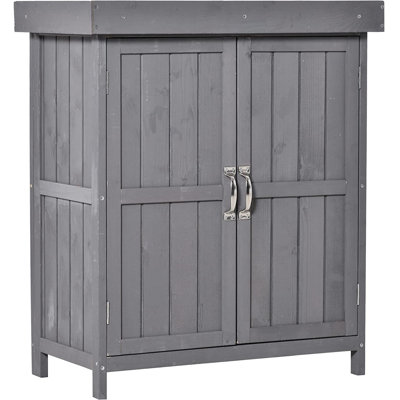 2 ft. W x 1 ft. D Solid Wood Tool Shed