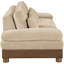 Causeuse modulaire 2 pièces en tissu chenille 95,5 po Turin-1743078999-1743079082