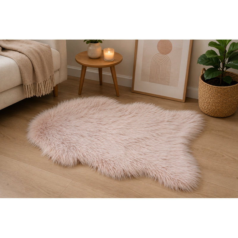 Novelty 60 cm x 90 cm Faux Fur Area Rug