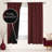 Deconovo 100 Percent Blackout with Liner Rod Pocket Curtain Panel Pair-75196907-75196899