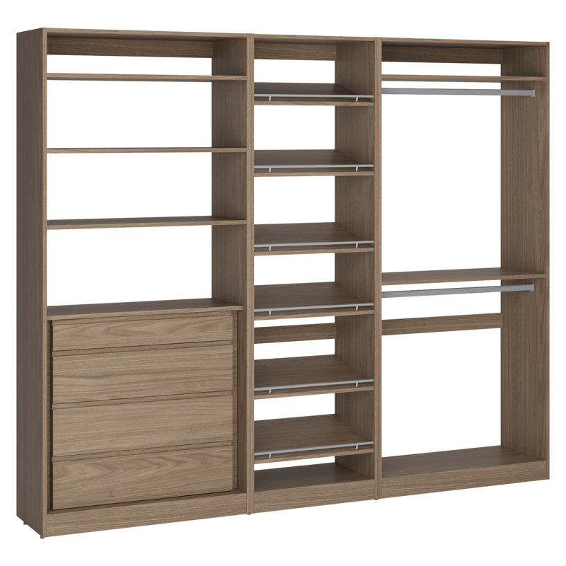 100 5/16'' Closet System, brown