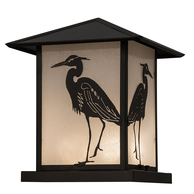 Meyda Tiffany & Stained Glass 2 - Light Pier Mount Light, 14.5" H x 17" W x 17" D