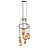 9 - Light Dimmable Tiered Chandelier