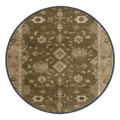 Tapis brun lavable à la machine