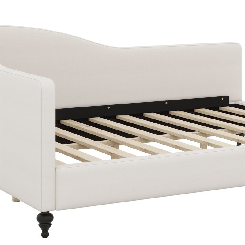 L-Shaped Daybed With Solid Wood Legs