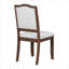 Chaises de salle à manger rembourrées avec pieds en bois d'hévéa Gary-2079222624