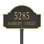 Fitzwilliams 2-Line Lawn Address Sign