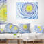 Coussin lombaire en fleur d’art digitale