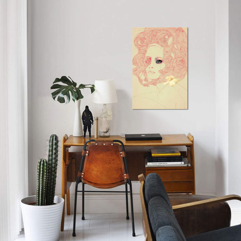« cricket », impression sur toile, H 18 po x l 12 po x P 1,5 po, Pas de tapis, Toile tendue