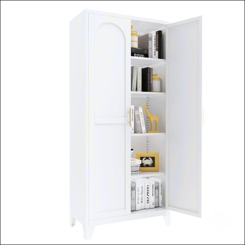 Armoire 71 po 2 portes, Noir