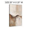 Décoration murale sur toile texturée terre abstraite, impression boho neutre 30 po x l 20 po