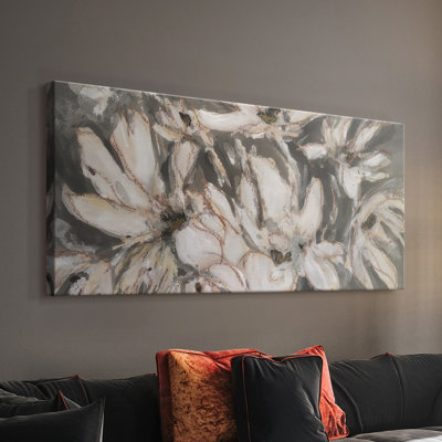 Magnolia embelli I - Toile tendue avec châssis - Prêt à accrocher