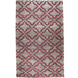 Keysville Geometric Flatweave Red/Brown Area Rug