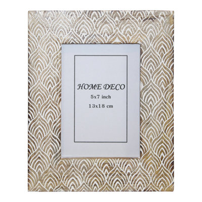 Brown Solid Wood Matte Picture Frame