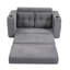 Canapé-lit convertible 2-en-1 avec support en mousse viscoélastique haute densité, canapé-lit escamotable pour le salon ou la chambre à coucher.-1583429287