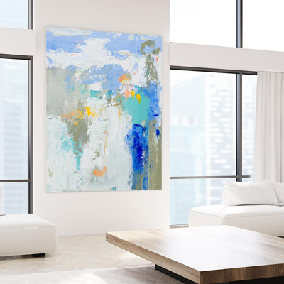 «Beachside I», reproduction d'art sur toile géante 72 po x 54 po
