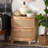 Benedit Oleta Modern Bohemian Rattan 2-Drawer Nightstand