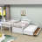 Atalfo Kids Twin Over Twin Bunk Bed with Trundle with Drawers-186291858