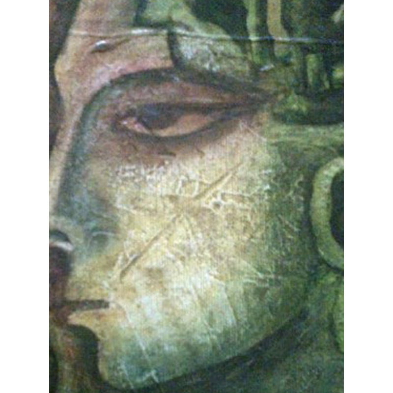 Contemplating The Face | Oil On Canvas | By Dinesh Kumar