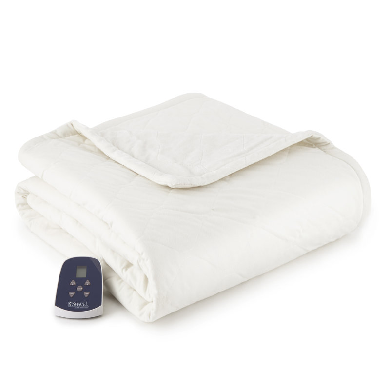 Jeté chauffant Micro Flannel®, Vanille