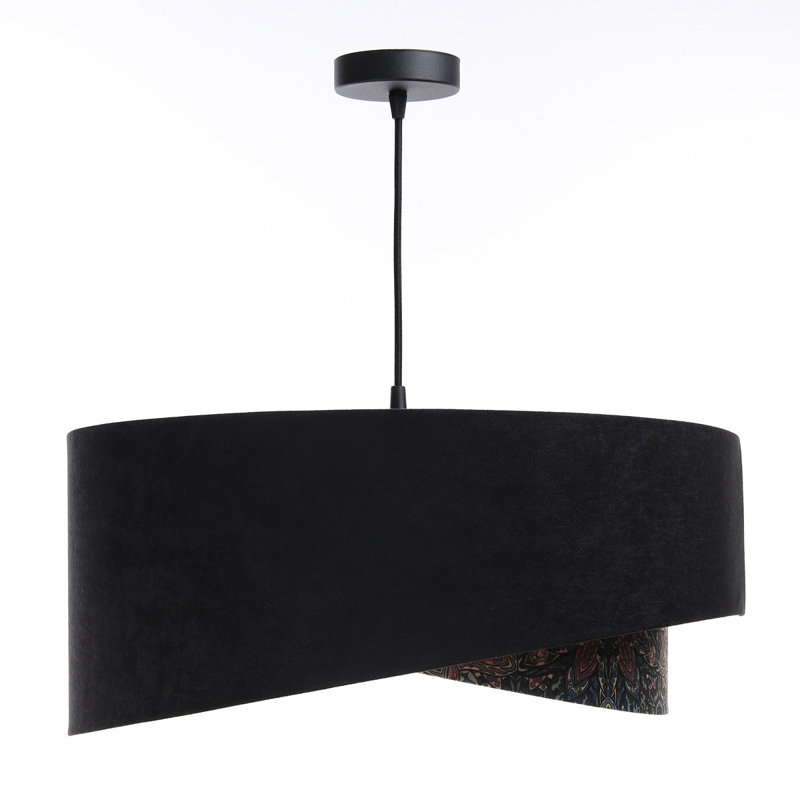 Arbas 1 - Light Single Pendant, Black/Gold