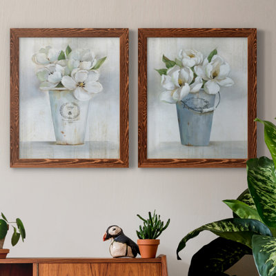 Fleuriste Francais I - ensemble de 2 reproductions d'art