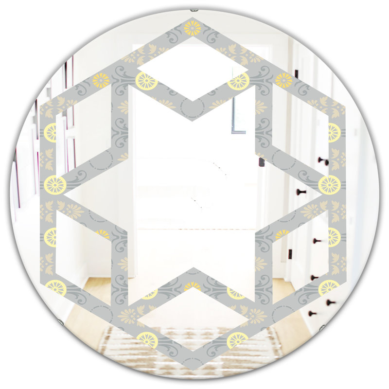 Miroir mural sans cadre, 23,6 po x 23,6 po