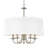 Seville Five Light Shade Chandelier from Generation Lighting -1323335433-1293882317